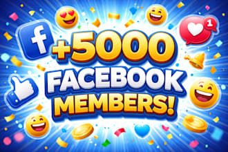 drive 500 real people to join your facebook group members