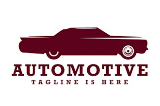 design a vintage automotive logo for your garage, car brand, or business