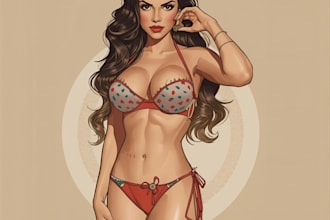 do a pin up girl and pin up girl