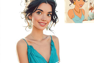 paint your portrait in disney style