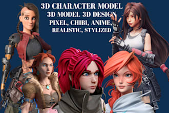 do 3d game character stylized 3d character 3d modeling vroid unity unreal engine