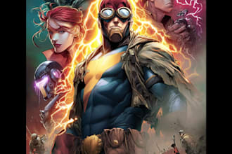 create comic book art