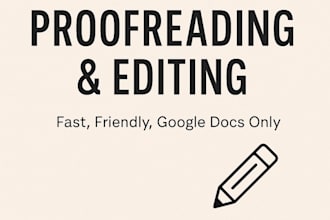 proofread and edit your writing for grammar and clarity