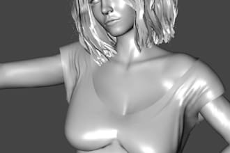 do 3d character model, 3d cartoon video, 3d le go design, background music