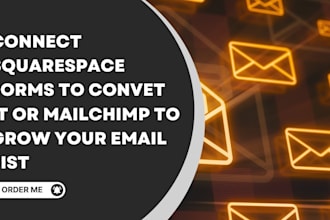 connect squarespace forms to convetit or mailchimp to grow your email list