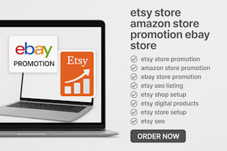 do etsy store amazon store promotion ebay store etsy seo listing to boost sales