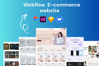 design and develop webflow ecommerce website with figma to webflow, cms, SEO