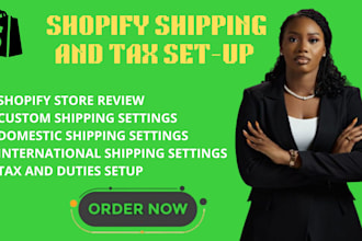 set up shopify shipping and tax duties shipping profile setup shopify store