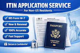 apply for your itin number ein tax id and llc with irs caa support