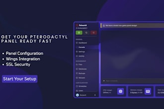setup pterodactyl panel with addons and themes for you