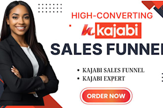 design kajabi sales funnel kajabi online course landing page website expert