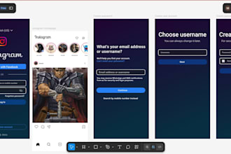 design professional figma UI design for websites and mobile apps