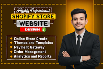 build shopify store design or shopify website design