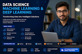 do machine learning, deep learning, computer vision projects