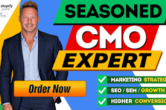 be your fractional cmo marketing director or expert marketing team for ecommerce