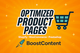 write SEO product listings for shopify