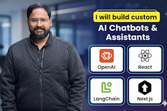 build custom ai chatbots and assistants using openai, langchain, and nextjs