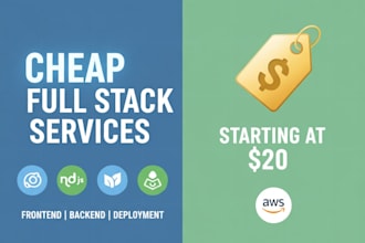 be your cheap full stack developer using react and bootstrap
