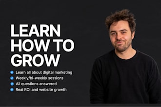 mentor you on digital marketing SEO to grow your website