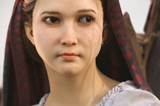 3d metahuman character modelling daz3d character 3d realistic character ue5 cc4