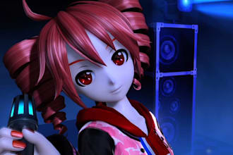 create, rig and covert 3d model to vroid, vrchat, mmd, vrm, sfm, gmod, koikatsu