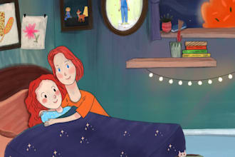 draw whimsical children book illustrations