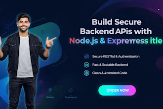 build secure backend apis with node js and express js
