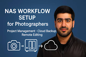 setup a professional nas workflow for photographers and video editors