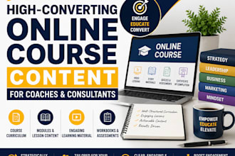 create high converting online course content for coaches and consultants