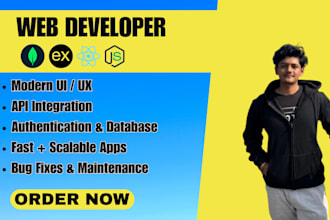 develop a fullstack web app using mern stack
