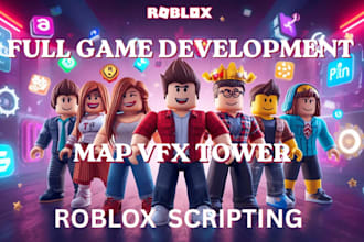 do roblox game development, roblox scripter, be your roblox game developer