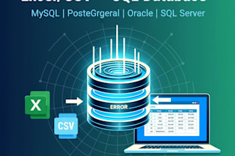 import excel or CSV into sql database fast