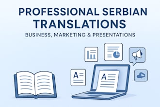 translate business documents and presentations