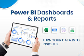 create power bi reports and connect live data sources