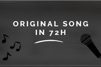 write and produce your original song with vocals