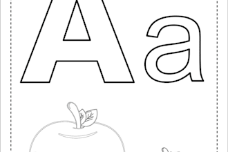 create printable alphabet coloring worksheets for kids