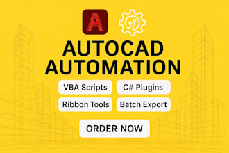 automate autocad drawings using vba or c sharp plugins