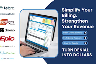 handle medical billing, rcm and denial management in epic or ecw