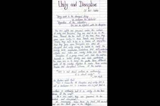write handwritten assignment, letters and greetings cards