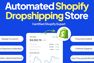 build automated profitable shopify dropshipping store