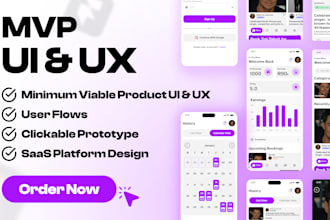 do professional mvp app uiux design in figma with prototype