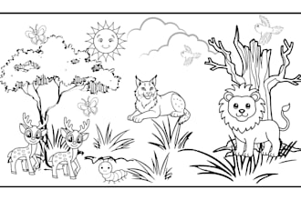 design coloring books and activity books for kids and adults KDP ready