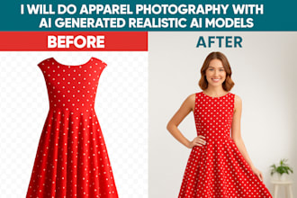 do apparel photography with ai generated realistic ai models