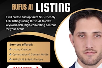 do amz product listing create with rufus ai SEO variations ranking copy