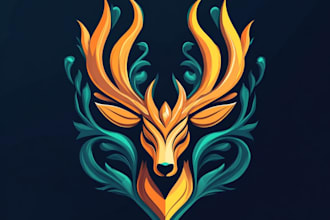 create an fantasy game logo and branding for you