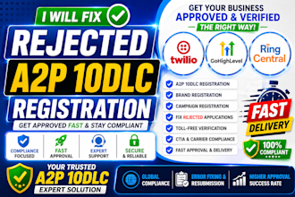 a2p 10dlc gohighlevel a2p 10dlc registration twilio grasshopper tcr ringcentral