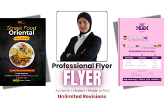 design your professional flyer