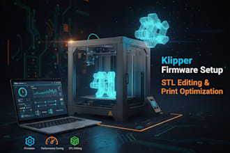setup and optimize 3d printer edit stl file with klipper firmware