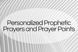 provide personalized prophetic prayers and prayer points