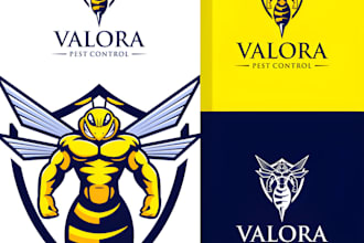 do elegant modern pest control logo and any graphic design with any file format